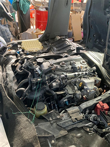 ハイエース、インジェクター交換1